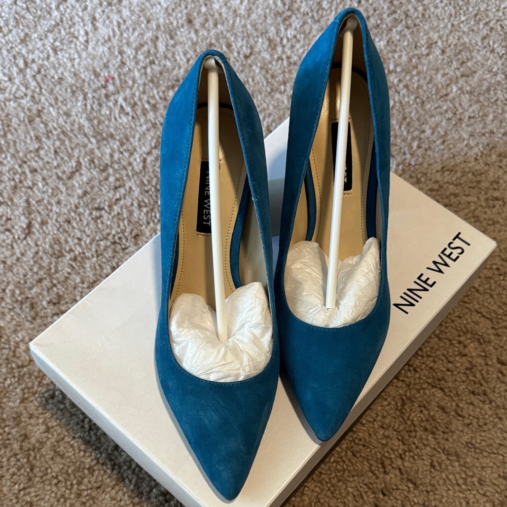 Nine West Medium Blue Heels